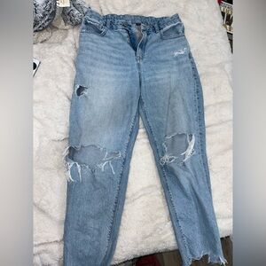 american eagle mom jeans